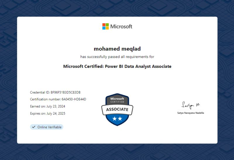 Power BI PL-300 Certification